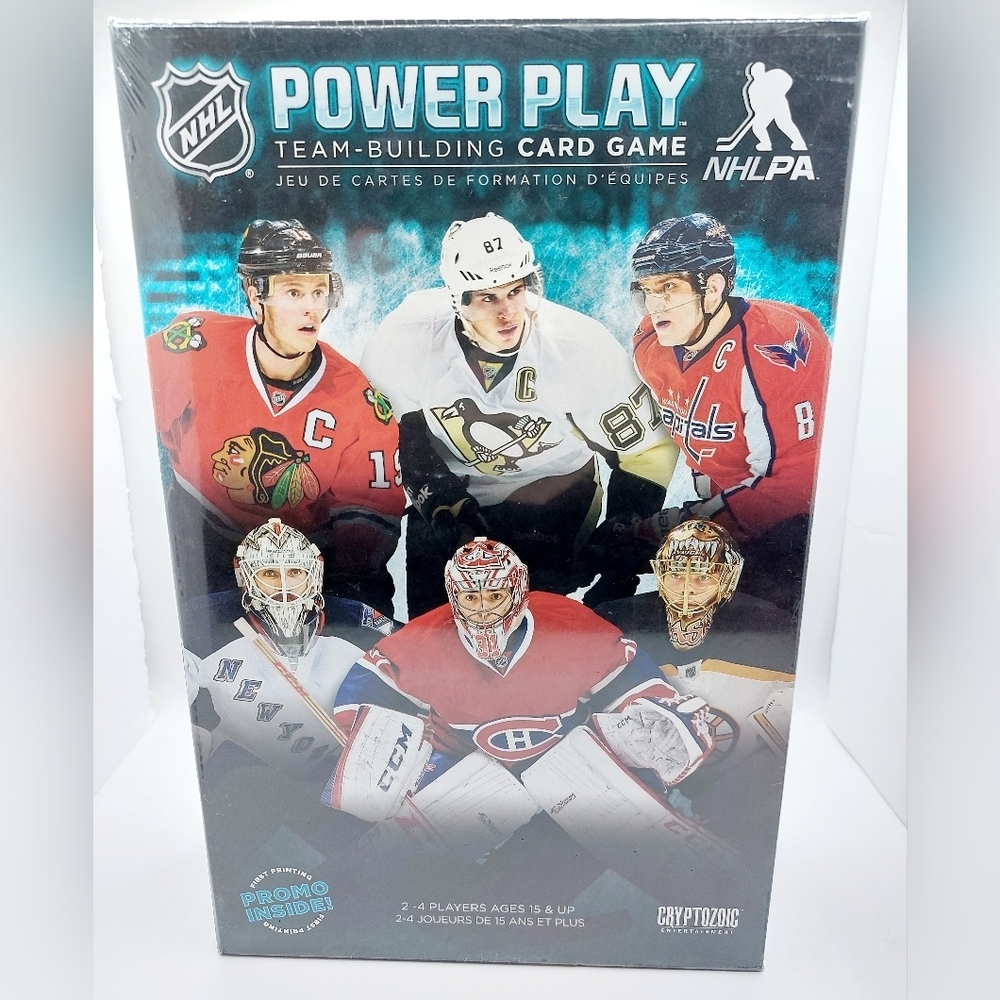 NEW SEALED Cryptozioic‎ Entertainment NHL Power Play Team Building Card Game